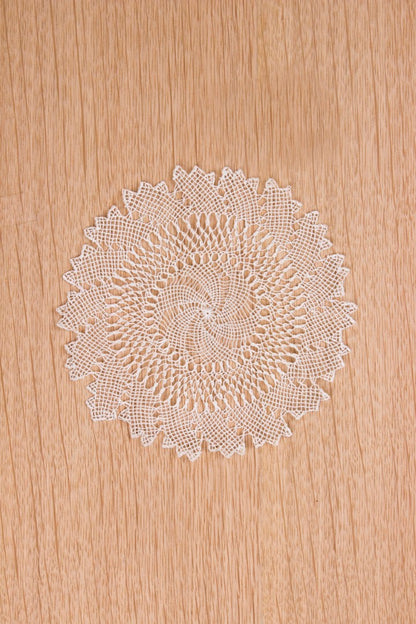 Crochet Needle Work Small With Swirl