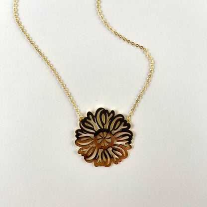 Calligraphy Necklace - Circle - Allah