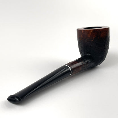 Straight Dublin Pipe - black and white acrylic band