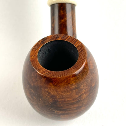 Half-bent Egg Pipe clot genuine ivory band