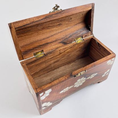 Mother of Pearl inlaid wooden box (Medium)